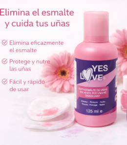 Yes Love – Quitaesmalte de Uñas sin Acetona 125 ml