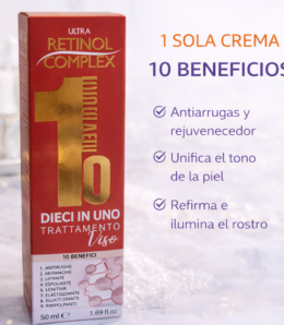 Tratamiento Facial 10 en 1 con Retinol – Ultra Retinol Complex (50 ml)