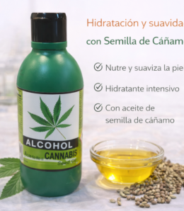 Alcohol con Aceite de Semilla de Cannabis – Cannabisan (250 ml)