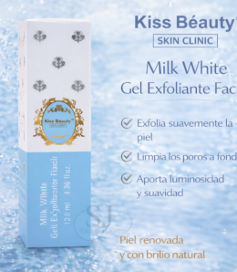 Gel Limpiador Hidratante Milk White 200 ml – Kiss Beauty