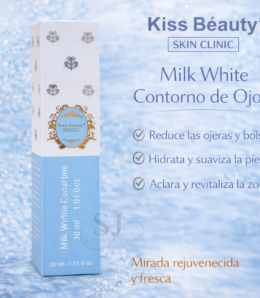 Crema Contorno de Ojos Anti-Ojeras Milk White 30 ml – Kiss Beauty