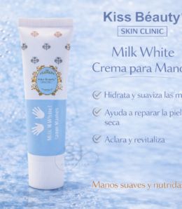 Crema de Manos Milk White 30 ml – Kiss Beauty