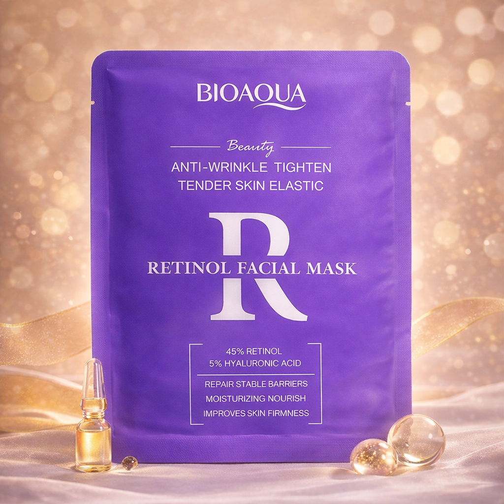 Mascarilla Facial con Retinol Antiedad