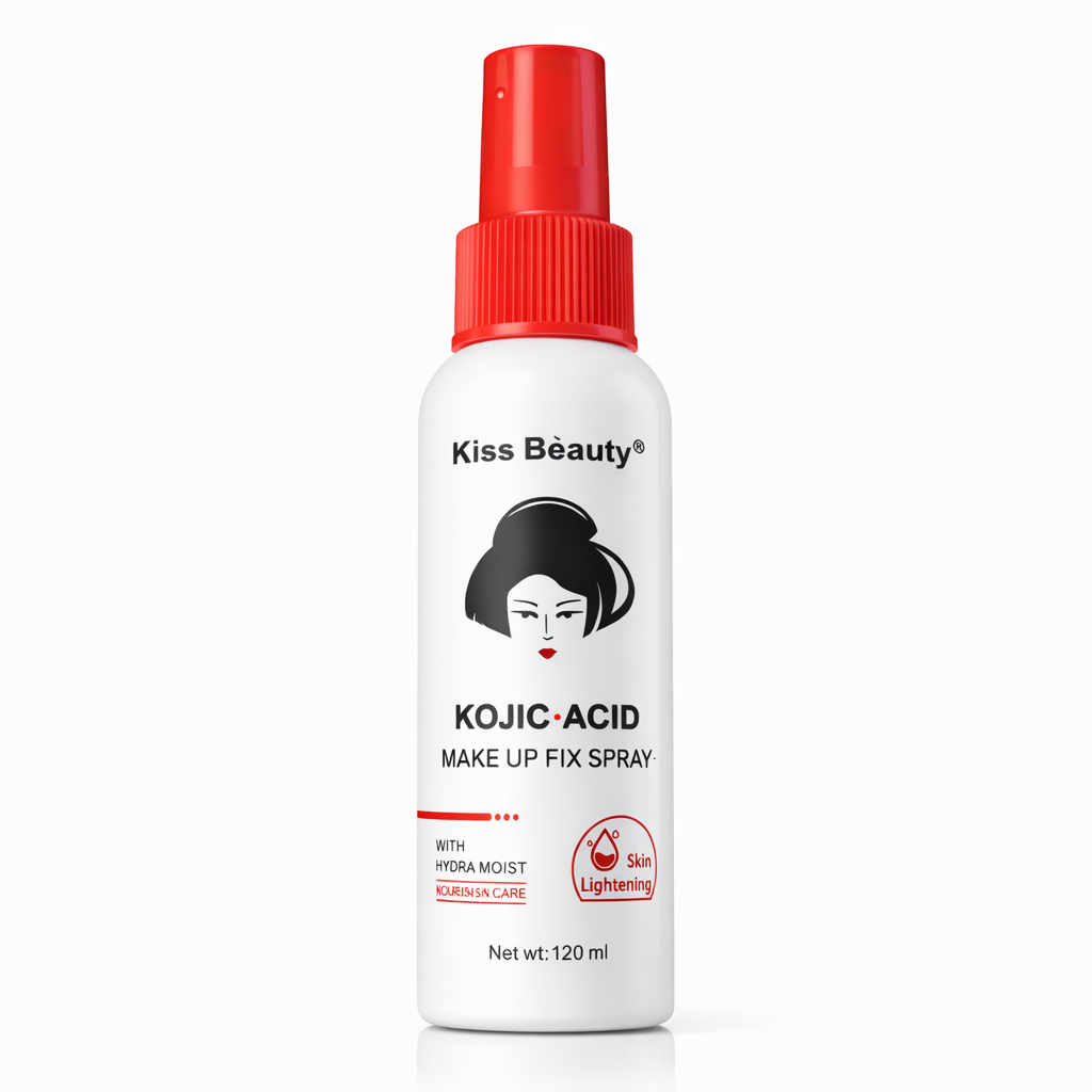 Spray Fijador de Maquillaje con Ácido Kójico Kiss Beauty 120 ml