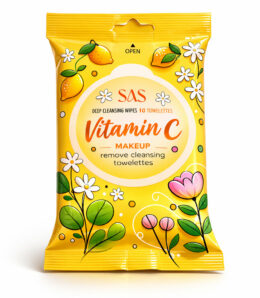 Toallitas Desmaquillantes Vitamina C SAS (10 unidades)