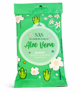 Toallitas Desmaquillantes Aloe Vera SAS (10 unidades)