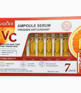 Ampollas sérum facial vitamina C antioxidante Sadoer