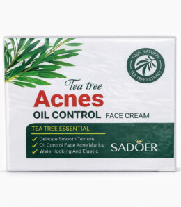 Crema facial antiacné árbol de té Sadoer