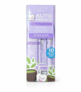 Cosmi Premium Alito Fresco Colutorio Aroma Té Verde (10 Monodosis)