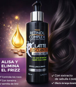 Leche Alisadora Anticrespo Retinol Complex Latte Lisciante