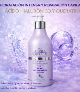 Champú Ácido Hialurónico y Queratina Retinol Complex