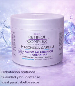 Mascarilla Capilar Ácido Hialurónico y Queratina Retinol Complex