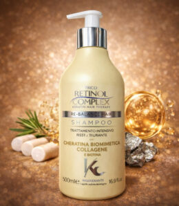 Champú Queratina Biomimética, Colágeno y Biotina Retinol Complex