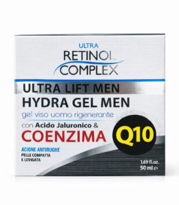 Gel Hidratante Facial con Ácido Hialurónico y Coenzima Q10 Ultra Lift Men Retinol Complex