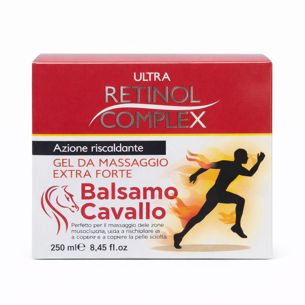 Bálsamo de caballo efecto calor Ultra Retinol Complex