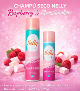 Champú Seco Raspberry & Marshmallow Nelly