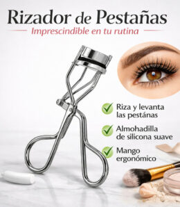 Rizador de Pestañas Metálico Profesional