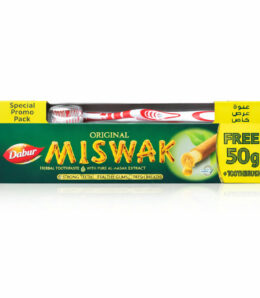 Pasta Dental Herbal Miswak Original Dabur + Cepillo