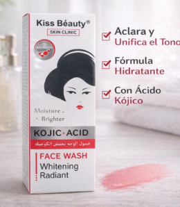 Kiss Beauty Kojic Acid Face Wash – Limpiador Facial Iluminador