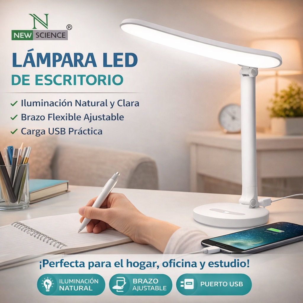 Lámpara de lectura LED plegable New Science DL-31